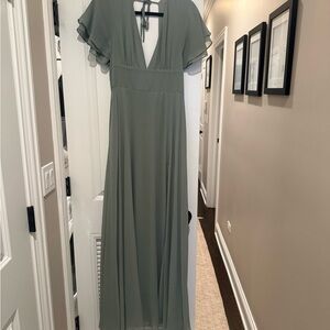 Sage Green Maxi Dress
